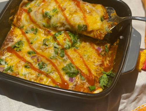 Tofu and Vegetable Enchilada