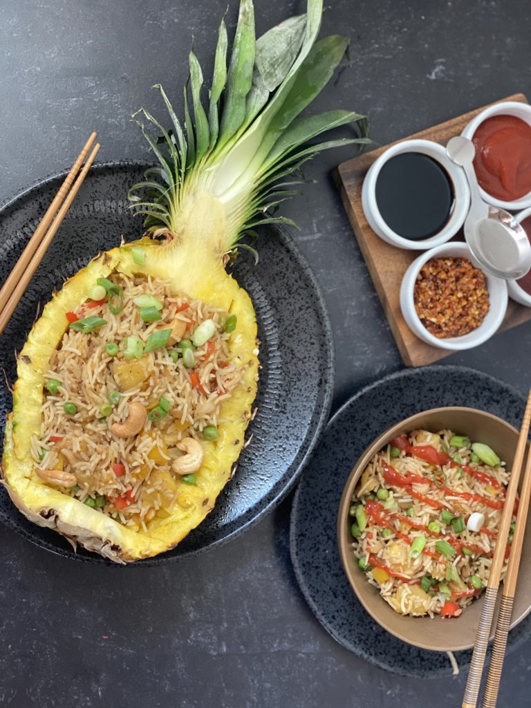Pineapple and Cashew Fried Rice