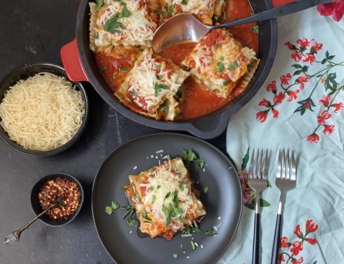 Spinach and Cheese Lasagna Roll-Ups